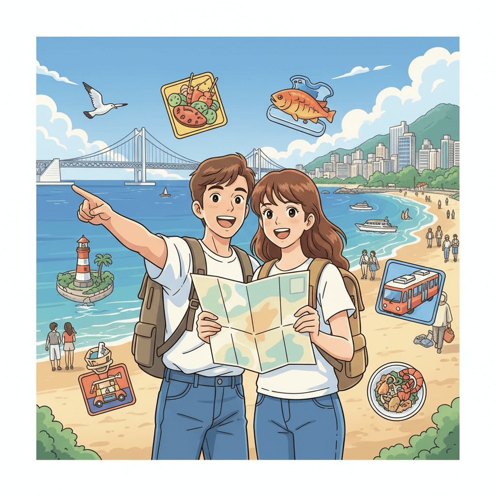 부산 여행, 1박 2일 코스 추천: 바다와 도시를 즐기는 법