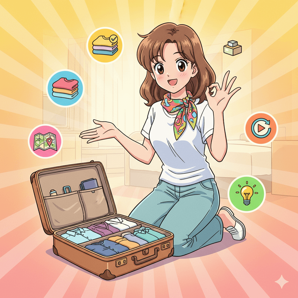 숙소에서 짐 정리, 여행의 만족도를 높이는 노하우