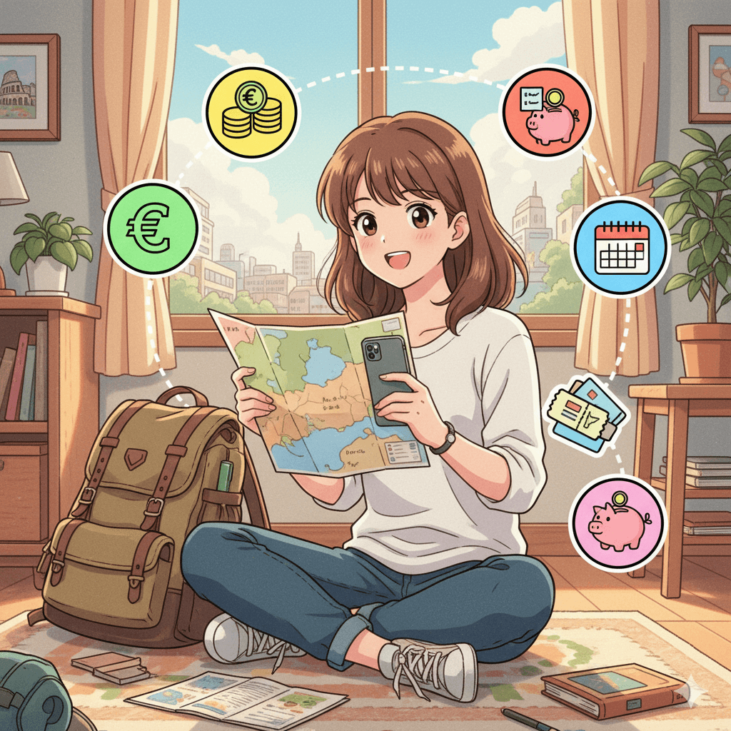 유럽 배낭여행, 한 달 경비와 효율적인 준비법